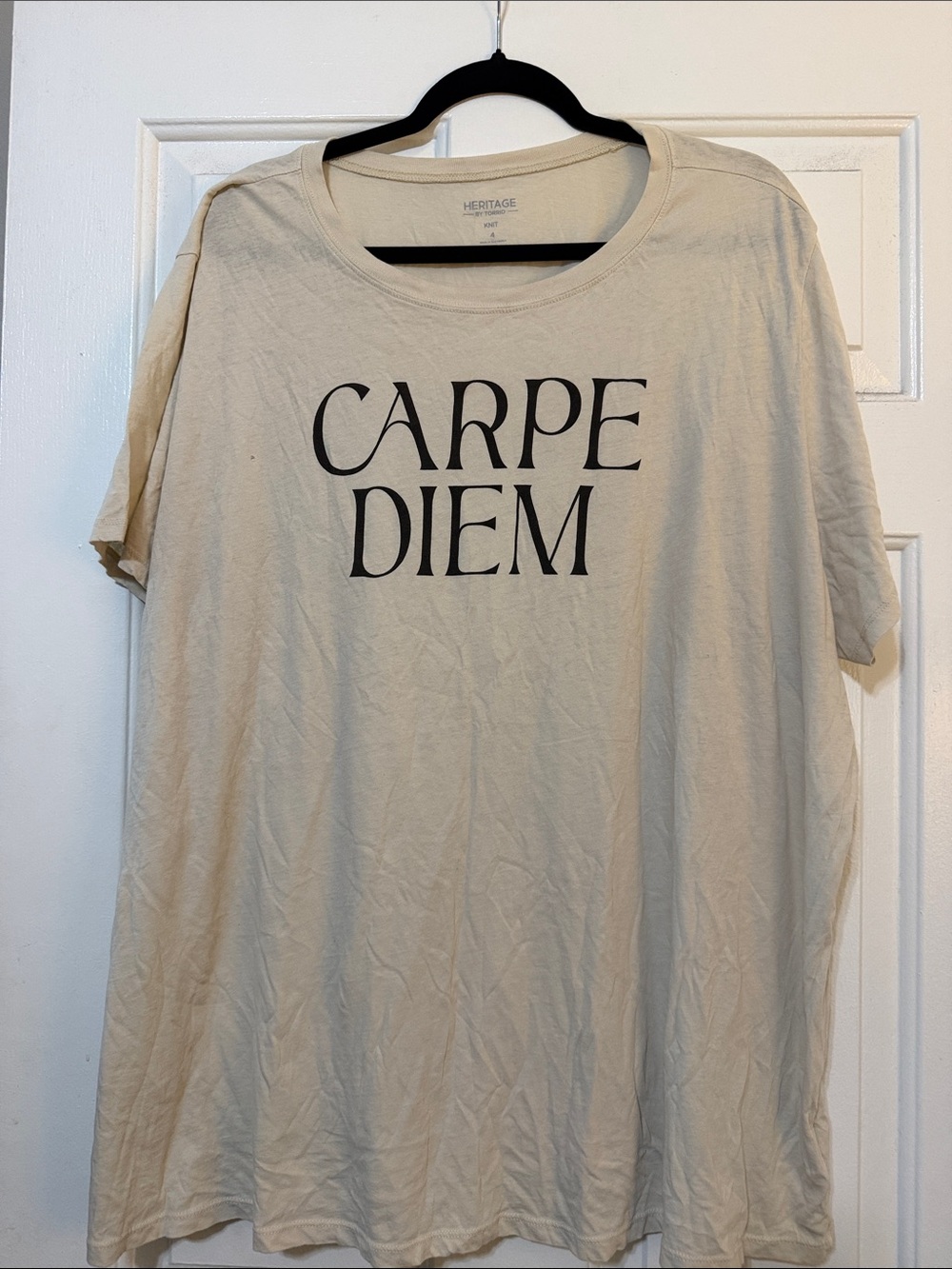 torrid Beige 'CARPE DIEM' Graphic Tee